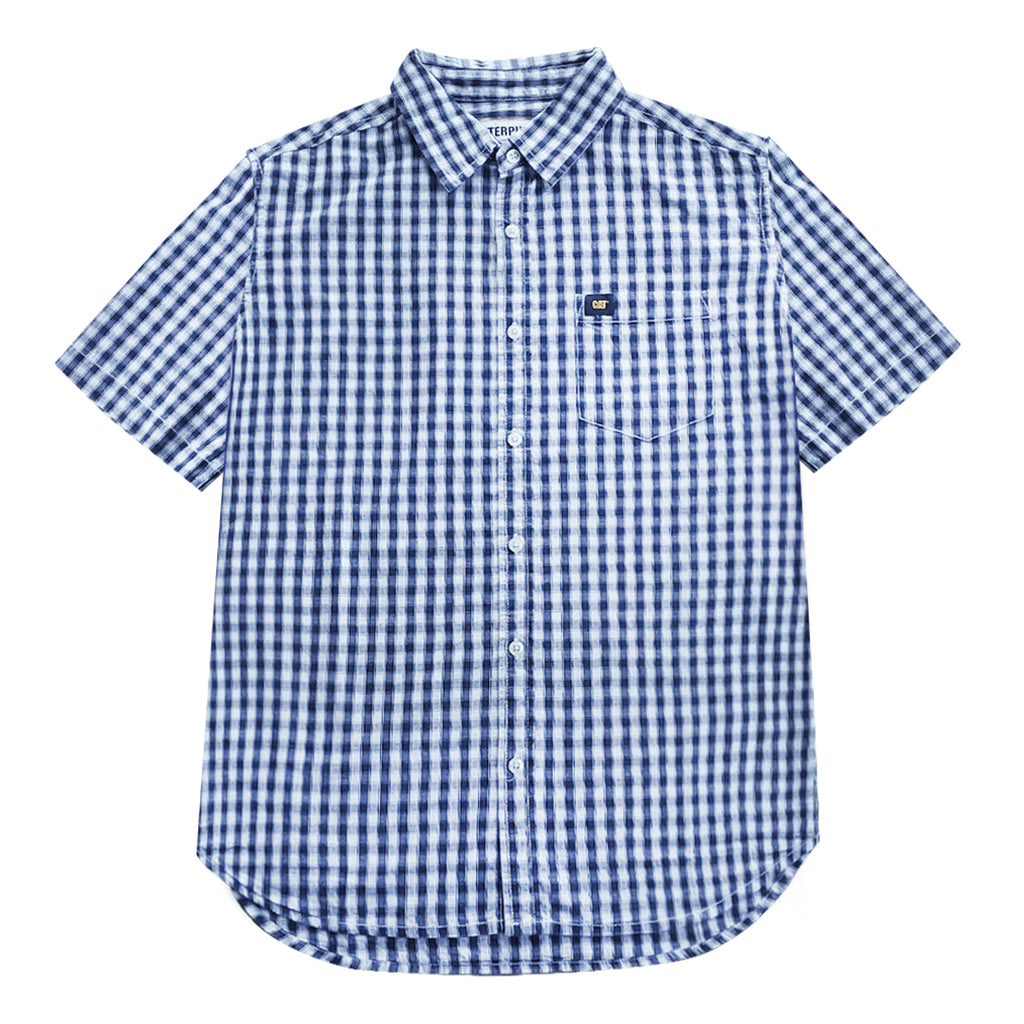 Camisa Plaid Poplin para hombre