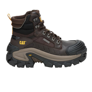 Bota De Trabajo CAT Threshold WP De Piel Para Hombre
