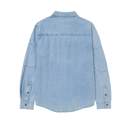 Camisa Denim para hombre color celeste