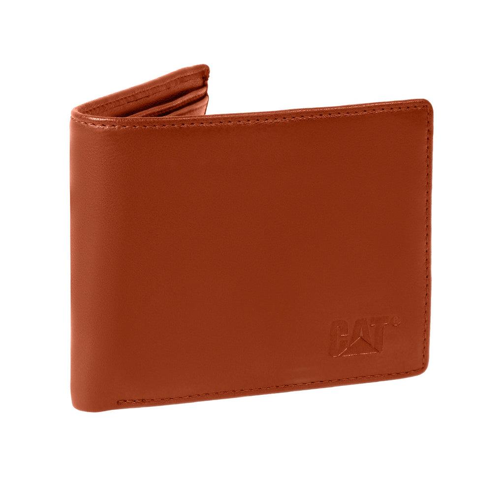 Billetera Ethiopian para hombre color cognac