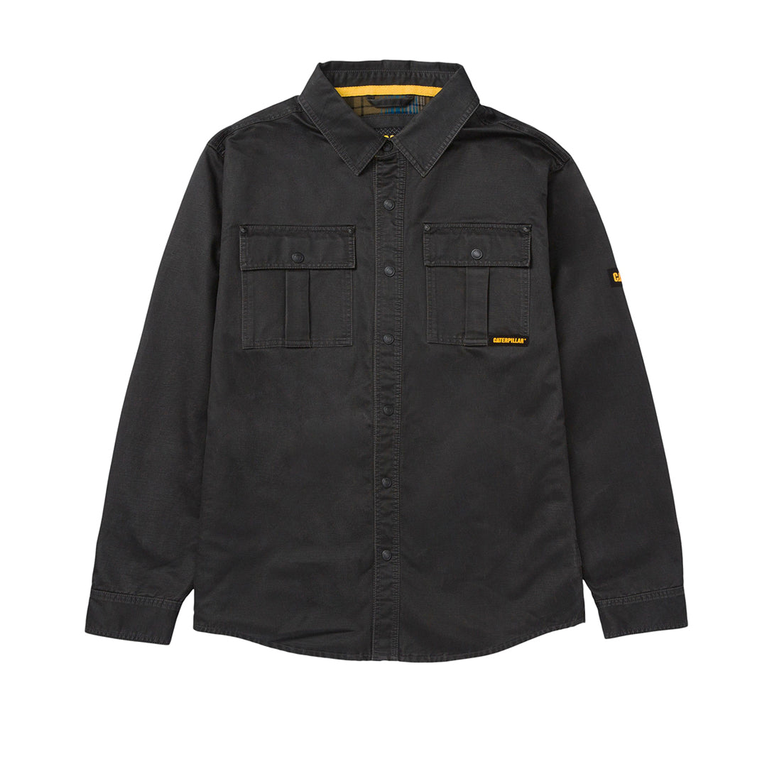 Jacket Waxed para hombre color negro