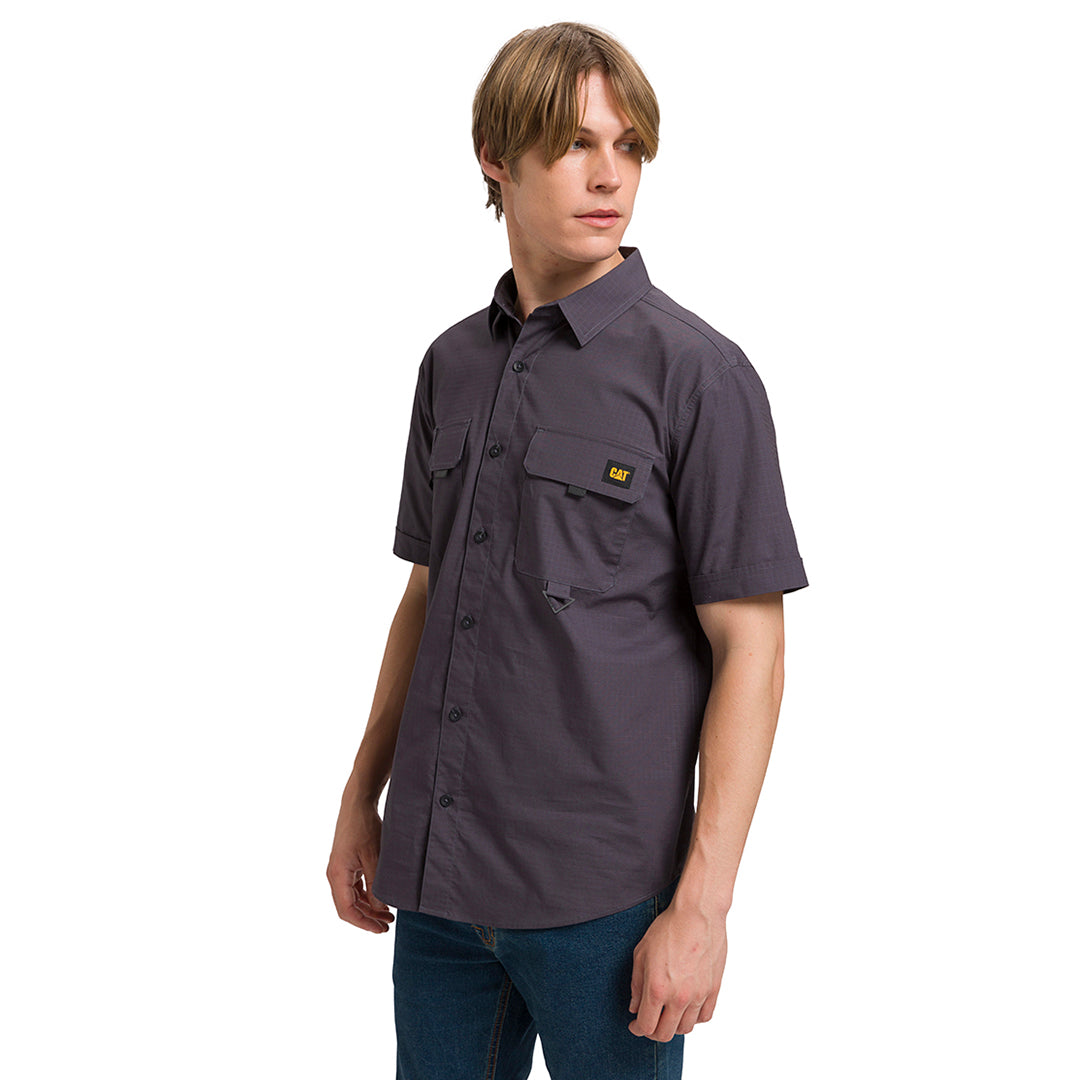 Camisa Utility para hombre color morado
