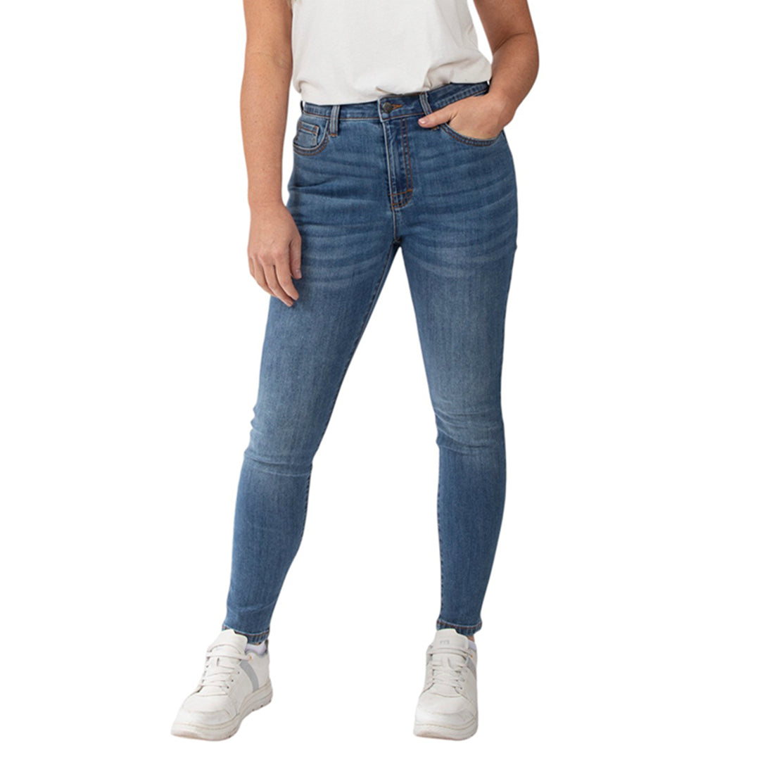Jeans Skinny para mujer color azul