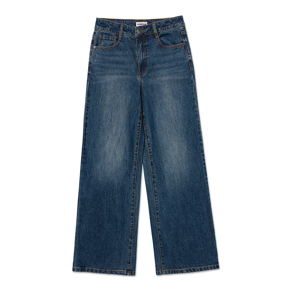 Jeans Wide para mujer color azul