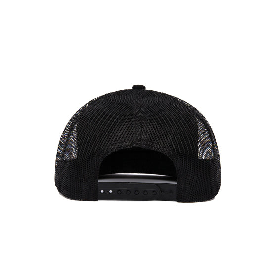 Gorra Cat Logo Patch Trucker unisex color negro