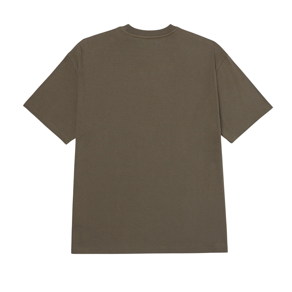 Camiseta Relaxed Geo Excavator para hombre color olivo