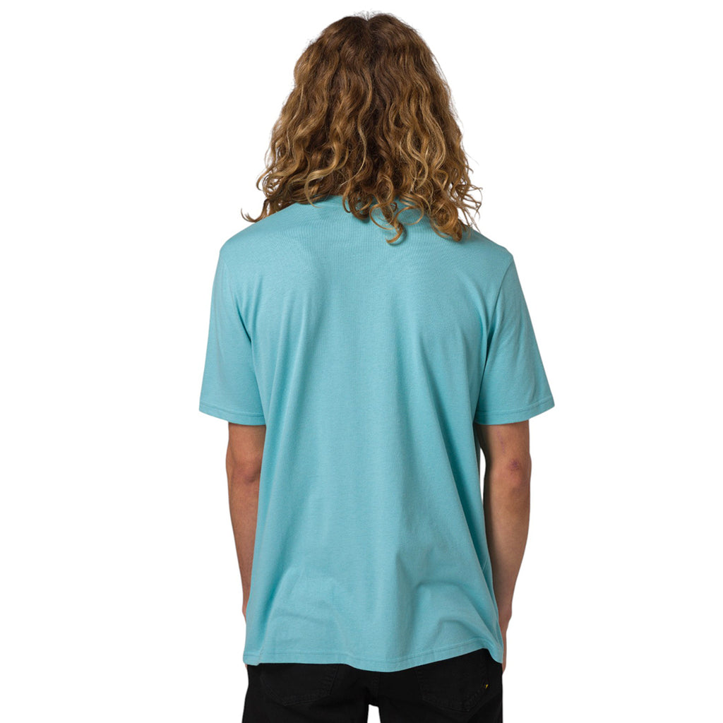 Camiseta Caterpillar Logo para hombre color celeste