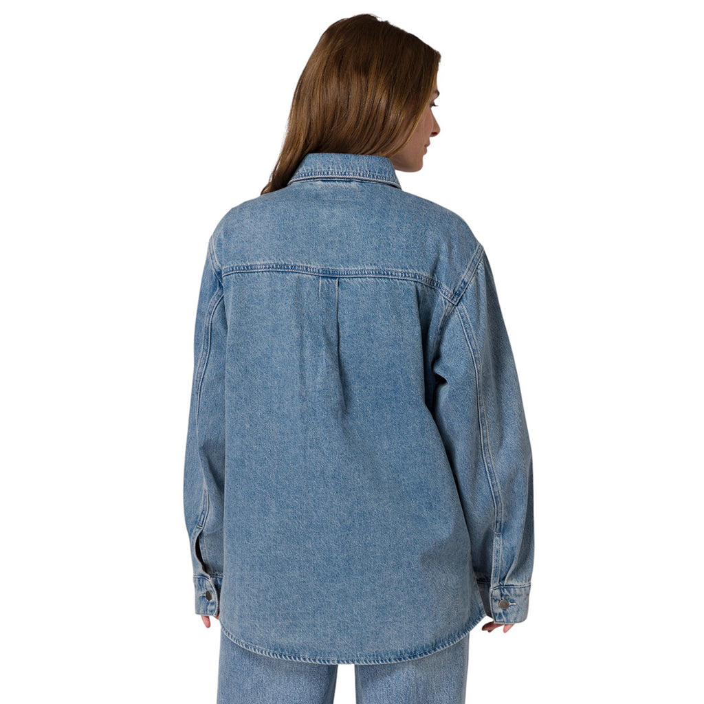 Camisa Oversized Denim para mujer color denim