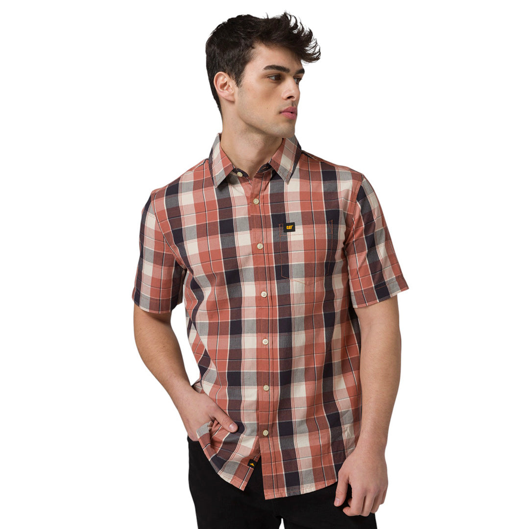 Camisa Plaid Poplin para hombre color multi