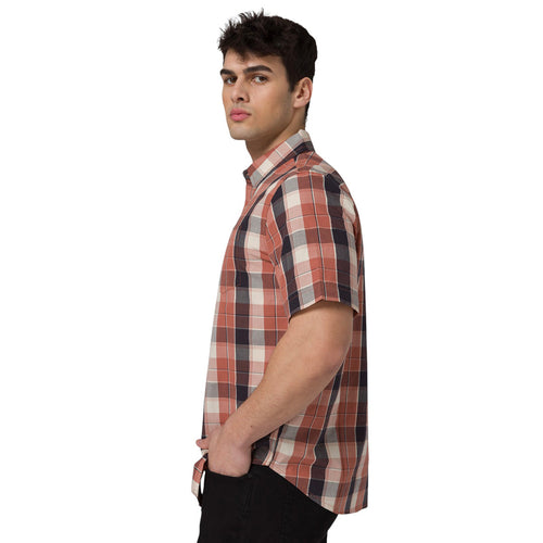 Camisa Plaid Poplin para hombre color multi