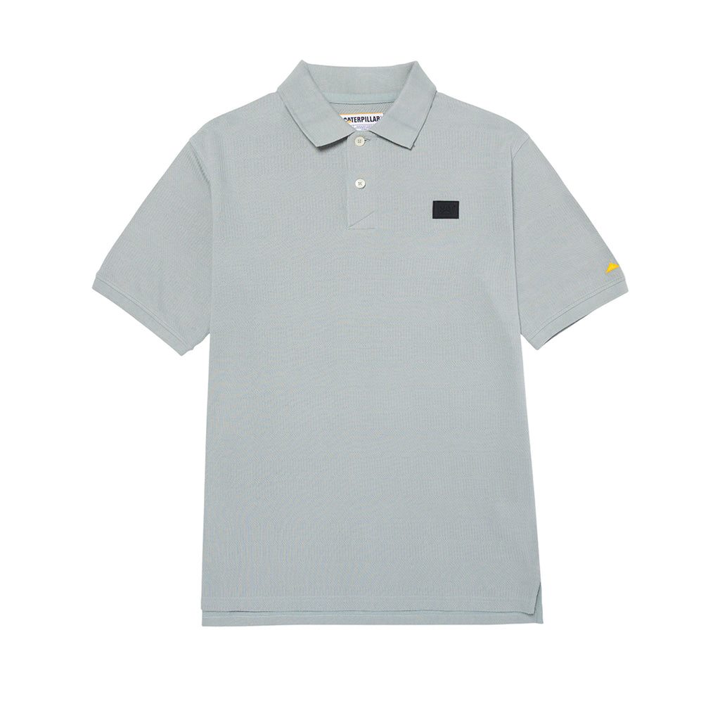 Camisa polo Cat Logo Jersey para hombre color gris