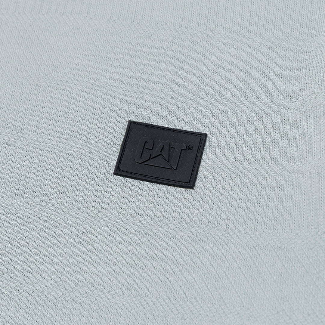 Camisa polo Cat Logo Jersey para hombre color gris