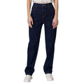 Jeans High-Rise Straight para mujer color negro