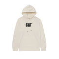 Hoodie Fleece Cat Logo para hombre color blanco