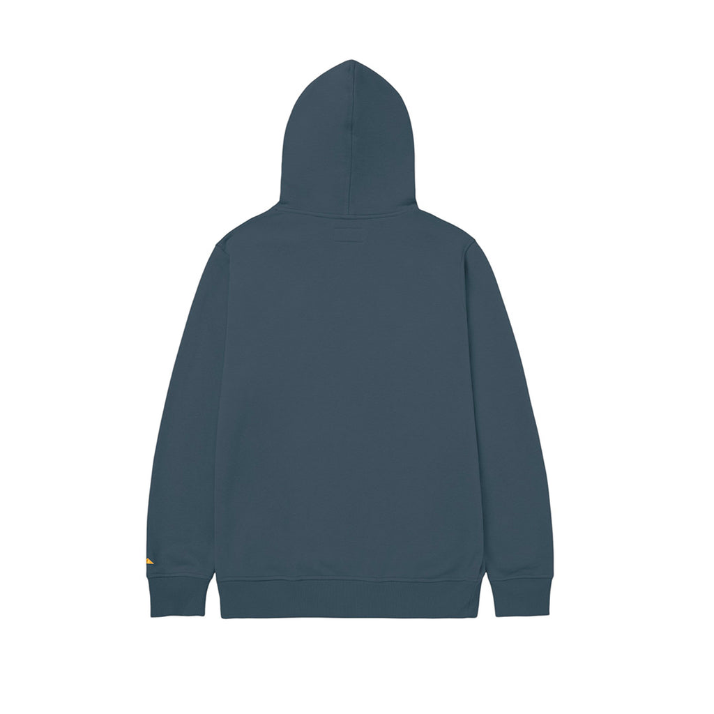 Hoodie Fleece Cat Logo para hombre color azul