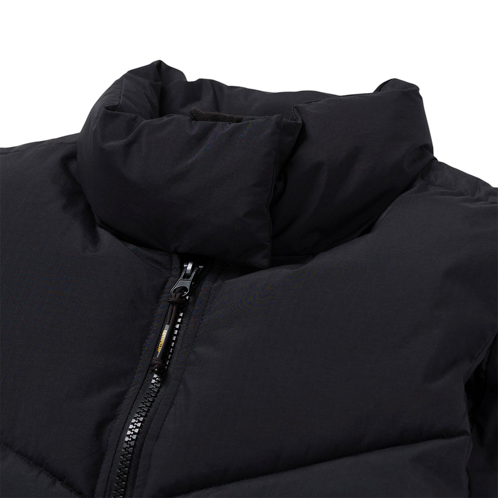 Chaleco Cropped Puffer para mujer color negro
