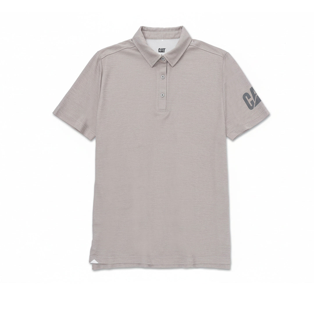 Camisa polo Cooling Lightweight para hombre color gris