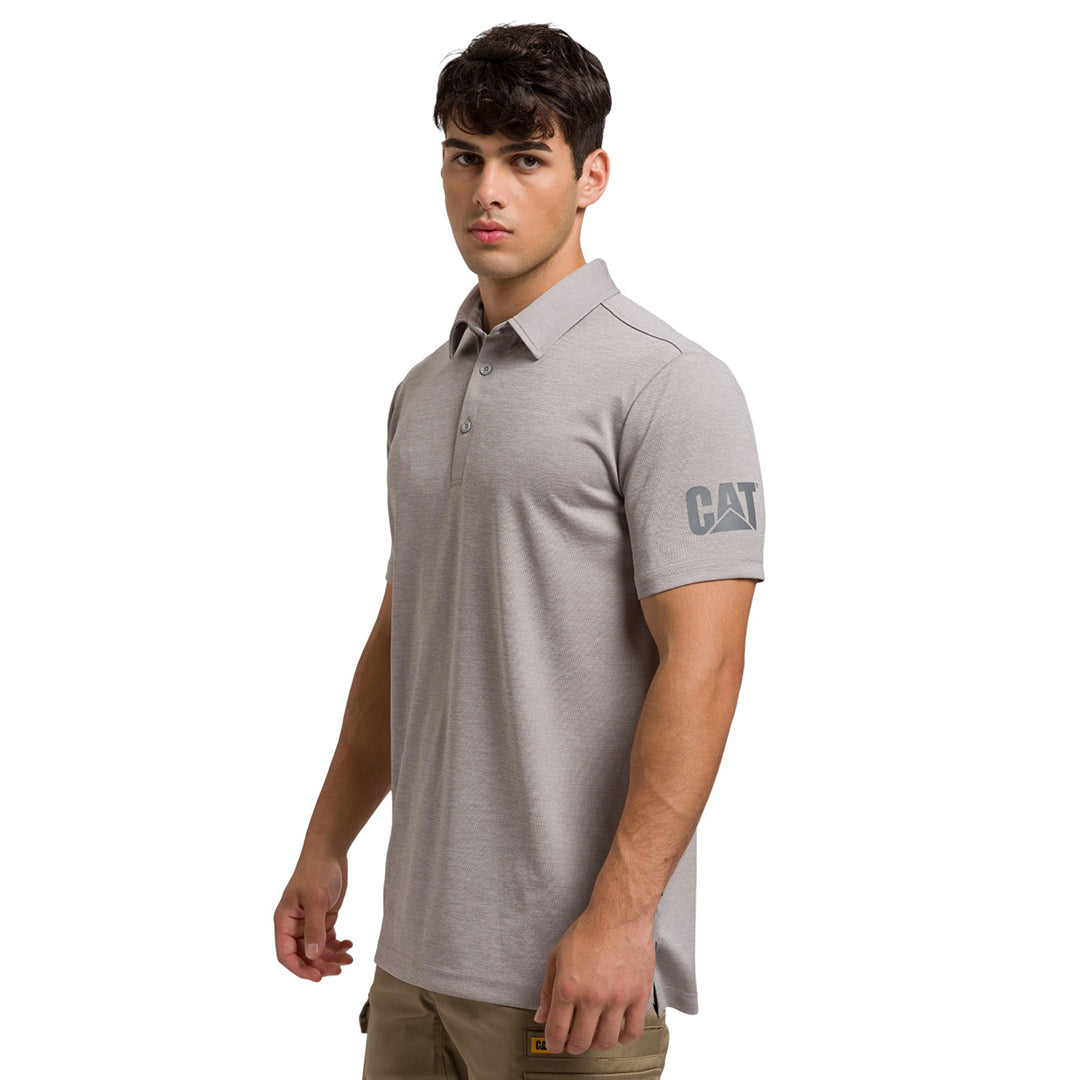 Camisa polo Cooling Lightweight para hombre color gris