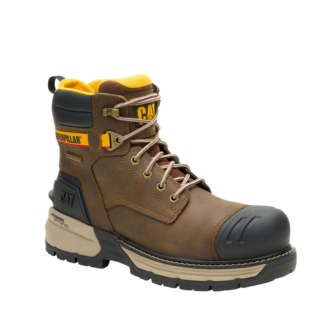 Botas industriales Excavator Powerspring WP CT para hombre color café