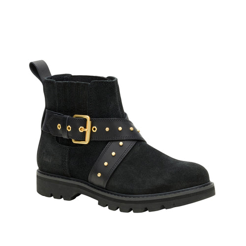 Botas Grader Embellish Chelsea para mujer color negro