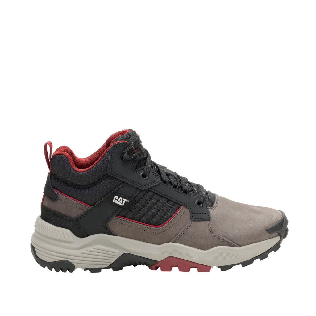 Sneakers Grapple Leather Mid para hombre color gris y negro
