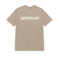 Camiseta Caterpillar Logo para hombre color beige