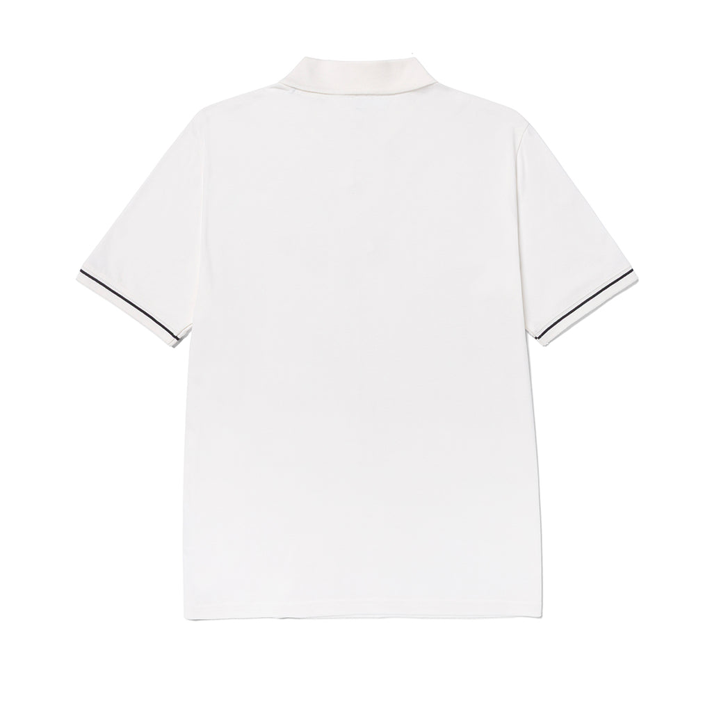 Camisa polo Caterpillar para hombre color blanco