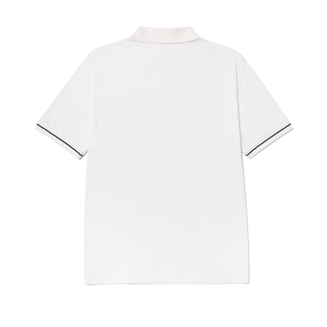 Camisa polo Caterpillar para hombre color blanco