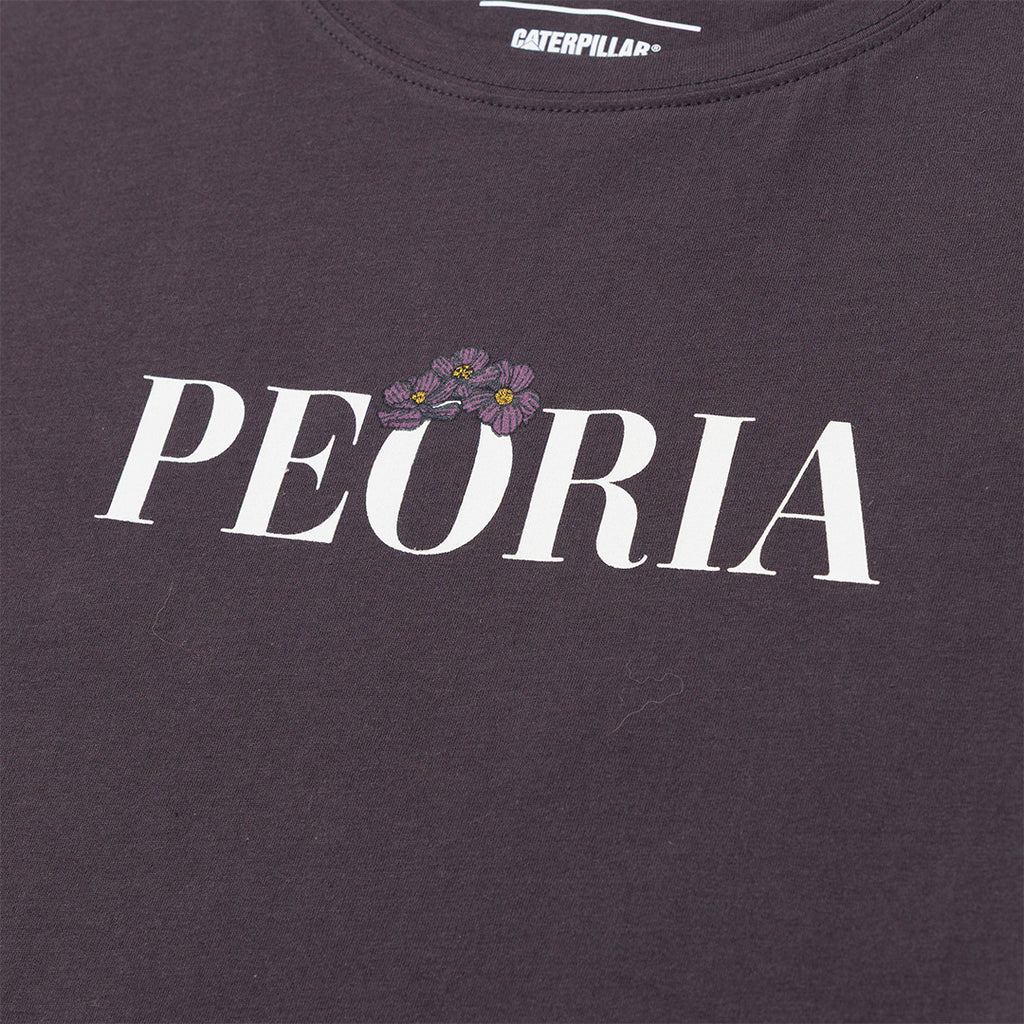 Camiseta Peoria Relaxed para mujer color negro
