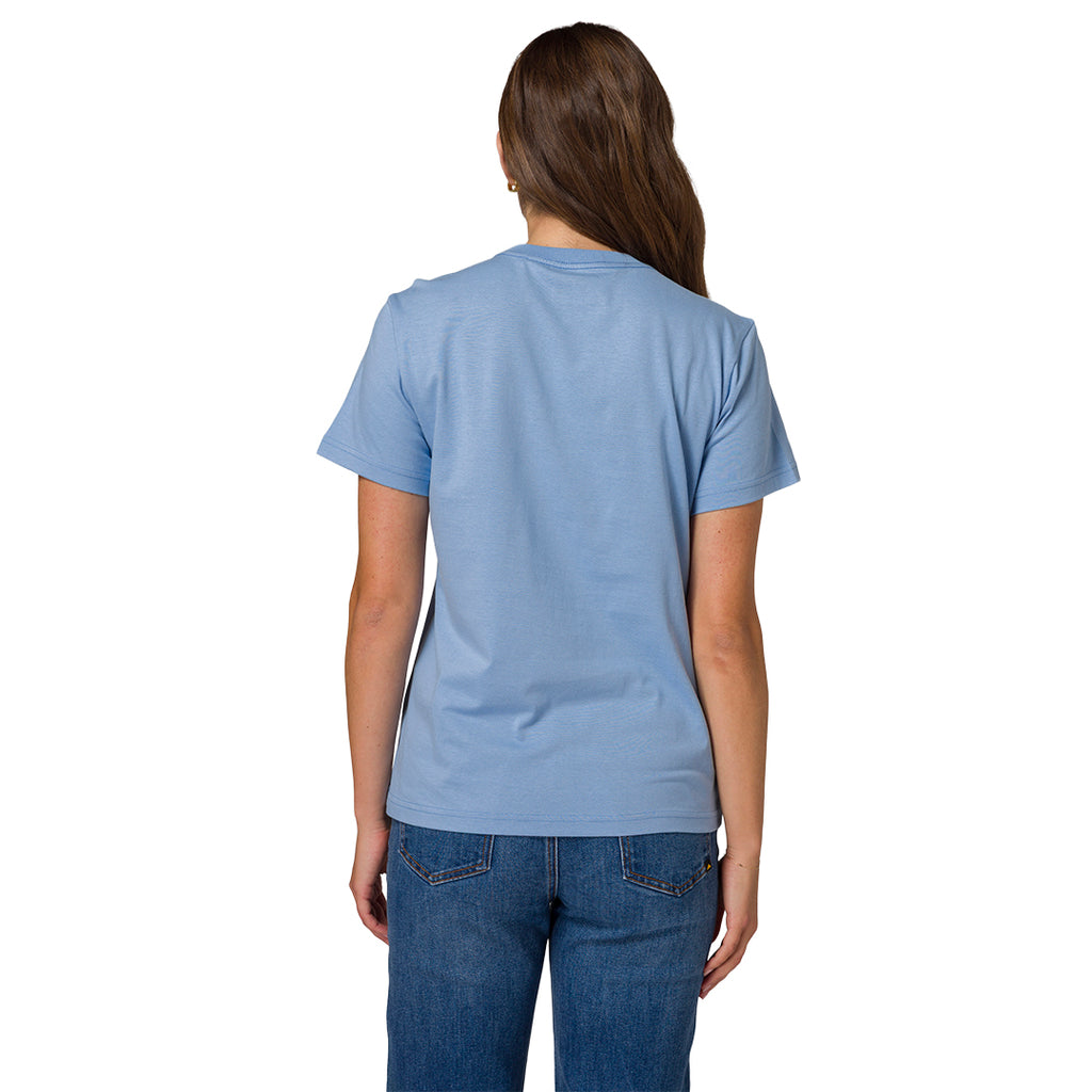 Camiseta Number One para mujer color celeste