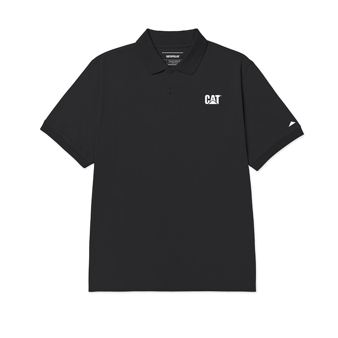 Camisa polo Cat Logo para hombre color negro