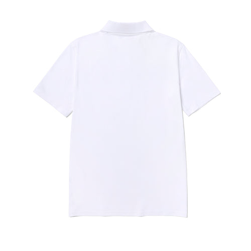 Camisa polo Cat Logo para hombre color blanco