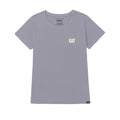 Camiseta Cat Logo para mujer color morado