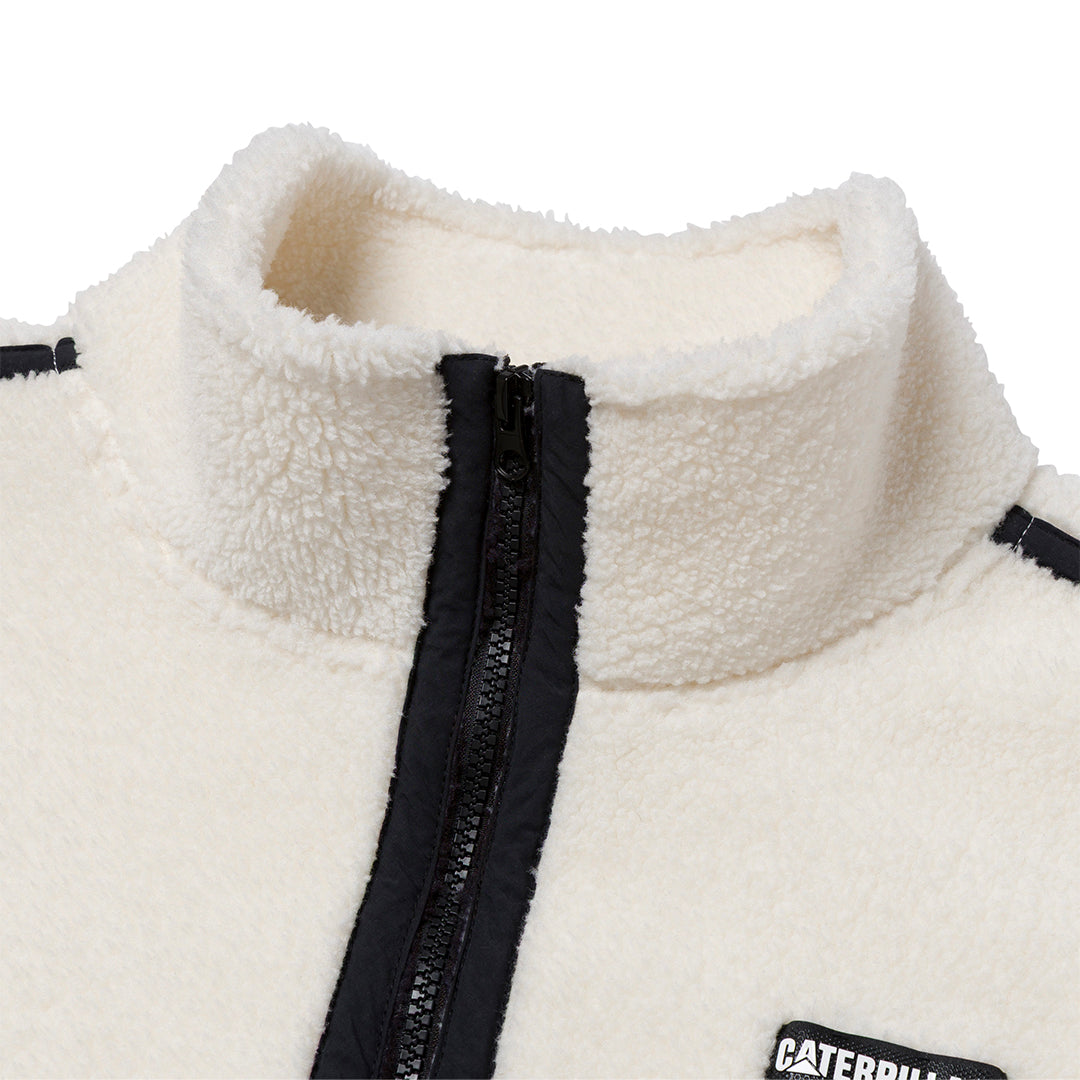 Sueter Relaxed Half para mujer color blanco