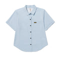 Camisa W Lightweight Tech para mujer color celeste