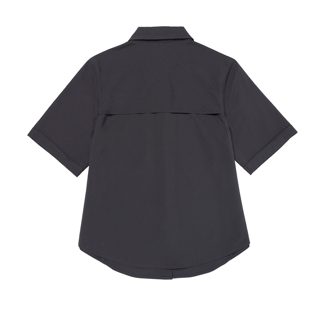 Camisa W Lightweight Tech para mujer color negro