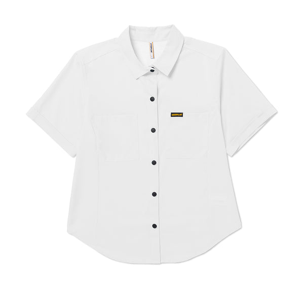 Camisa W Lightweight Tech para mujer color blanco
