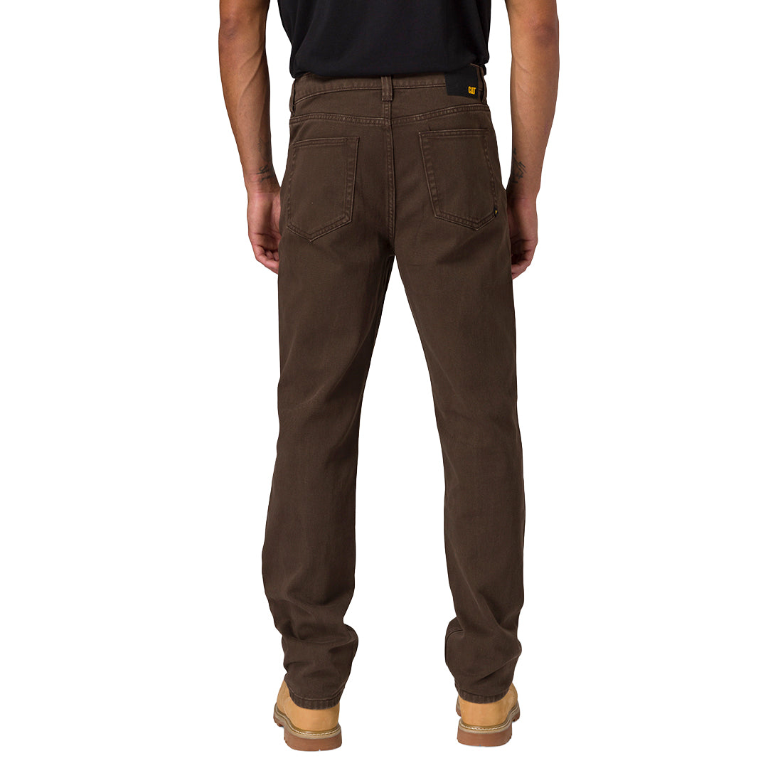 Jeans Rigid para hombre color café