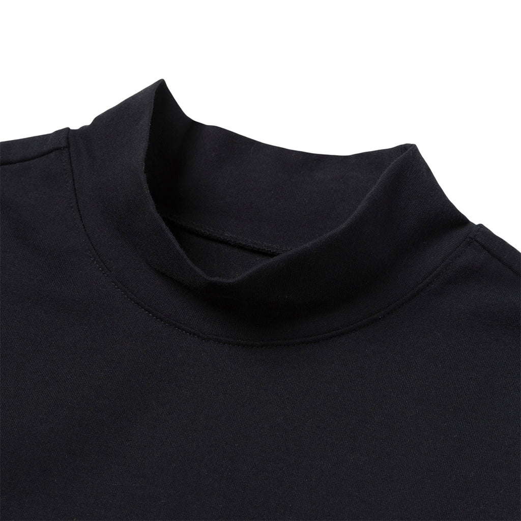 Camiseta Sporty Mock para mujer color negro