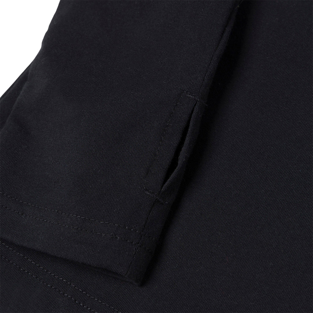 Camiseta Sporty Mock para mujer color negro
