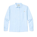 Camisa Oversized Poplin para mujer color celeste