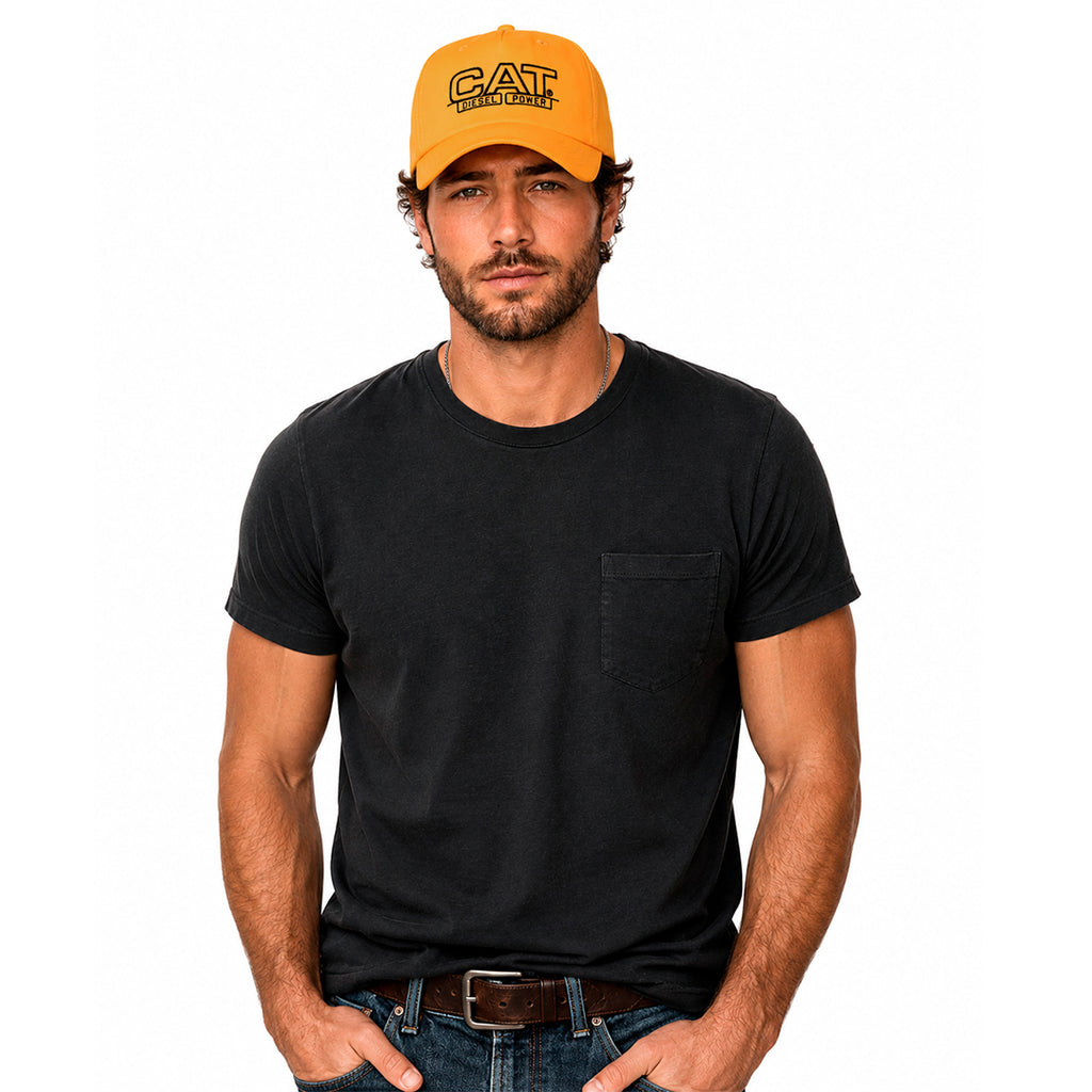 Gorra Power diesel unisex color amarillo