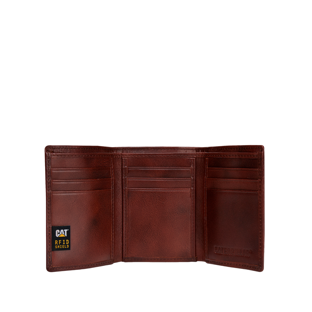 Billetera Kenya Leather para hombre color café