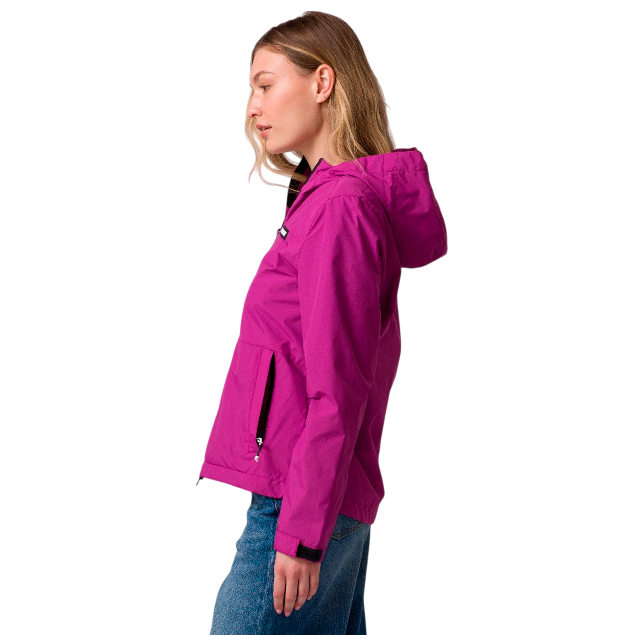 Jacket Rain para mujer color morado