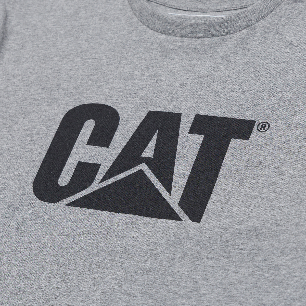 Camiseta Cat Logo para hombre color gris