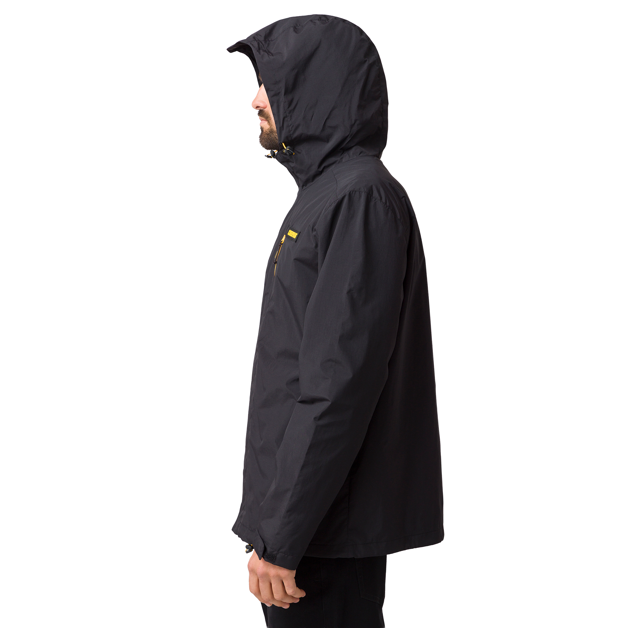 Jacket Rain para hombre color negro