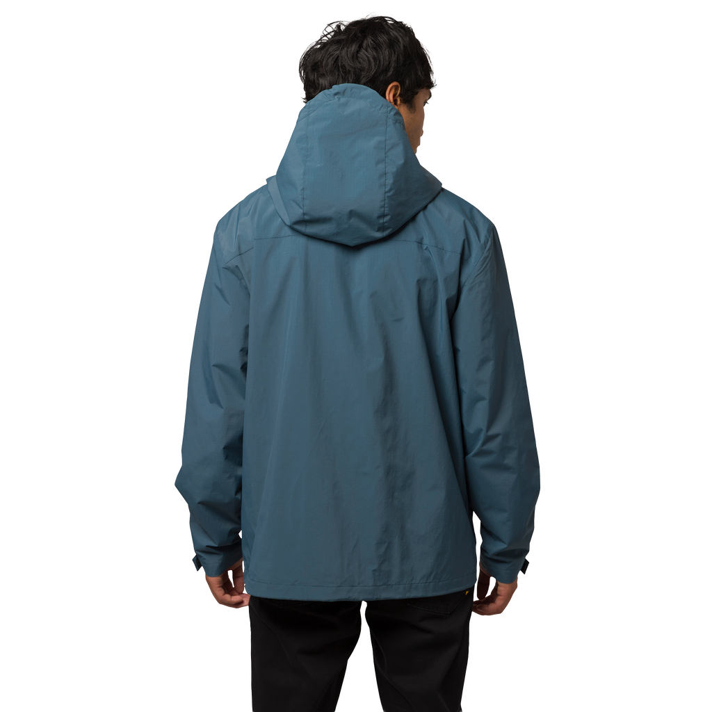 Jacket Rain para hombre color celeste